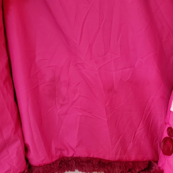 Patagonia - Pelage faux fur berry jacket coat - Girls XL 14 - Picture 5 of 6